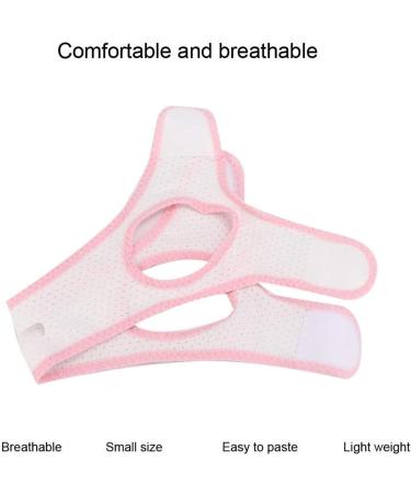 Adjustable Anti Snore Chin Strap - Snore Reduction Aid Device - Easy to Wear - Triangular Mesh Cloth - White - Buy Online on GoSupps.com