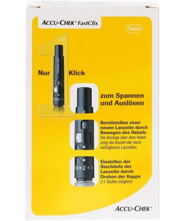 Accu-Chek FastClix Stechhilfe 1 ST | Pain-Free Blood Sampling for Diabetes Management Buy Internationally - Buy Online on GoSupps.com