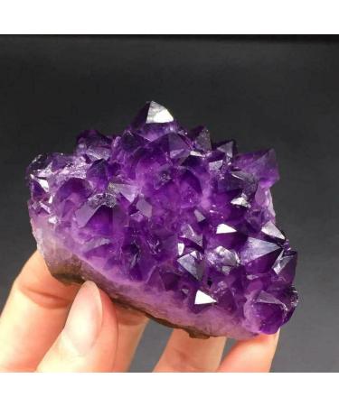 Amethyst Stone Natural Uruguay Amethyst Cluster PointSpecimen Decoration 145g ningxiao - Buy Online on GoSupps.com