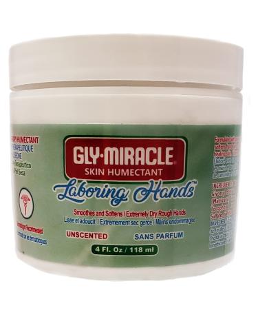GLY MIRACLE Laboring Hands Skin Humectant 4 oz Gel Hand Cream Protective Layer Locks Intense Healing Moisture to Repair Extremely Dry Cracked Callous Hands & Cuticles  Smooths & Softens  UNSCENTED - Buy Online on GoSupps.com