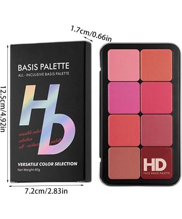 Eyeshadow Palette Blush and Highlighter Palette 16 Colors Cream Texture - High Light Concealer Waterproof Ideal for Face Makeup Travel Evening - Buy Online on GoSupps.com