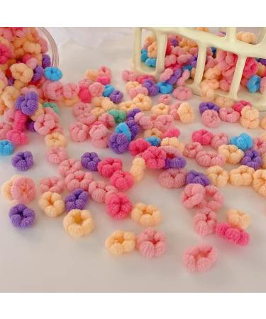 WDGROW Mini Hair Ties for Toddler Girls - 100pcs Candy Color Elastic Hair Bands - Soft Cotton Scrunchies for Kids Age 1-6 - Easy Off, No Damage, Won't Pull Out - Muti-colored A - Buy Online on GoSupps.com