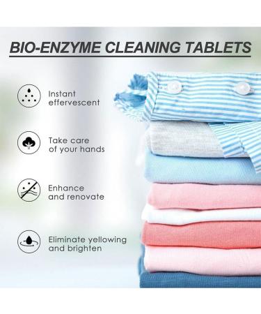 Multifunctional decontamination oil stain cleaning effervescent tablets kitchen bathroom decontamination clothing cleaning effervescent tablets - Buy Online on GoSupps.com