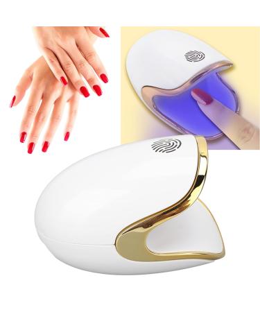 Mini Nail Lamp - Portable Egg Shape Nail Dryer for Home & Salon | Multifuntional Phototherapy Manicure Tool - Buy Online on GoSupps.com