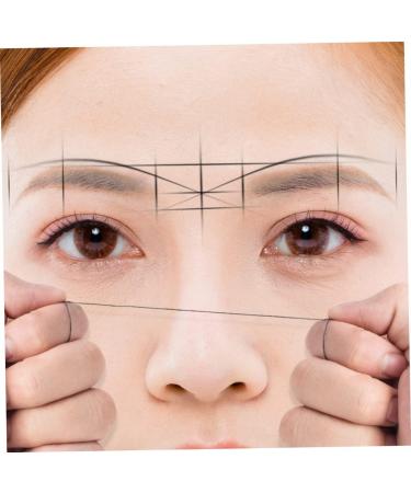 Baluue 2pcs Eyebrow Positioning Line Makeup Supplies Eyebrow Ruler Eyebrow Tools Digital Ruler Nylon - Buy Online on GoSupps.com