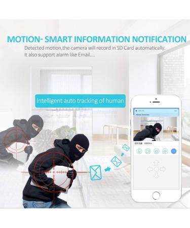 YunSye WLAN Home Camera - 1080p Indoor Security & Pet Monitor with Night Vision Two-Way Audio & Motion Detection - Buy Online on GoSupps.com