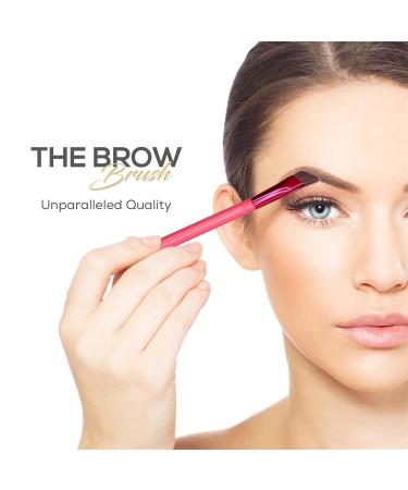 Multi-Function Professional Square Angled Eyebrow Brush - Ultra Thin Eyeliner Makeup Brush - Buy Online on GoSupps.com