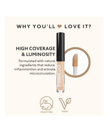 Eternal Confidence Super Long Wear Concealer - Luminous Hydrating High Coverage Dark Circle Makeup 0.11 Oz (Light) - Buy Online on GoSupps.com