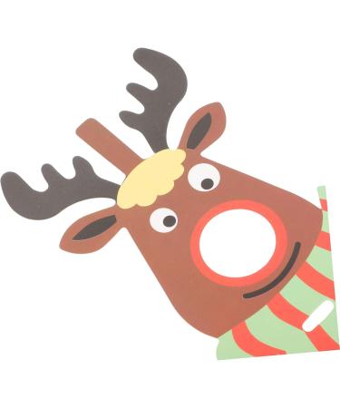 HOLIDYOYO 75 Pcs Lollipop Paper Card Elk Reindeer Candy Holder Xmas Lollipops Sweets for Lollpop - Buy Online on GoSupps.com