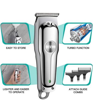 Premium Hair Cutting Tool | Engraving Metal Electric Hair Clipper with Stainless Steel Blades - Includes Box | International Shipping Available - Buy Online on GoSupps.com