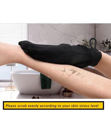 Korean Exfoliating Gloves for Body | 2 PCS Exfoliating Mitts for Men and Women | Deep Shower Mitt for Spa Bath | Removes Dead Skin - Buy Online on GoSupps.com