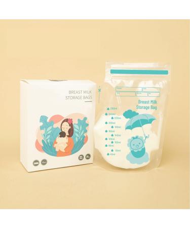 15Pcs Breast Milk Storage Bag Milk Storage Bags Breastfeeding Breastmilk Storage Bag Markable Breast Milk Bags Breast Milk Storage No Leak Milk Storage Pouches Self Standing Design