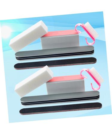 Beavorty 1 Set fingernail Polisher Nail Clipper Nail Polish Buffer Buffing Block Nail Scrub Brush Kit Fingernail Buffering Files Nail File Nail Art Files Sanding Bar King Suite - Buy Online on GoSupps.com