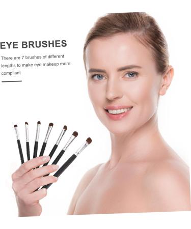 Healeved 14 Pcs Eye Makeup Brushes Makeup Bag Premium Eye Makeup Brush Princess Crown Hair Clip Wood Black - Buy Online on GoSupps.com