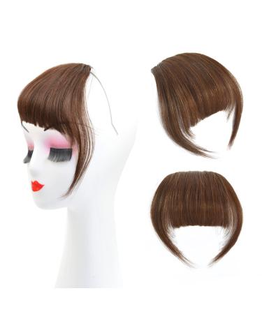 Clip in Bangs One Piece Pony Hair Clip 100% Remy Human Hair for Women and Girls (French Bangs Light Brown) French Bangs Light Brown - Buy Online on GoSupps.com