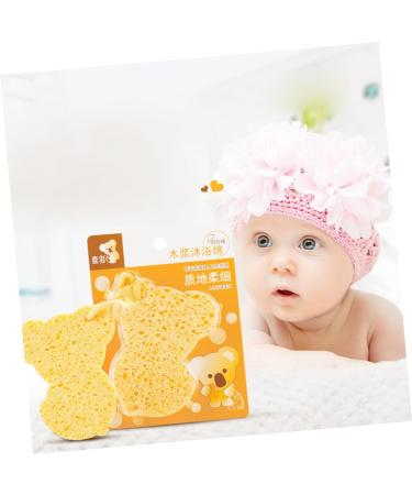 1pc Shower Wipe Cartoon Animal Bear Sponge Foam Rub Shower Sponge Infant Bathing Brush Foam Sponge Sponges Bath Sponge Cartoon Shower Sponge Baby Soothing Scrubber Wood Pulp Fiber - Buy Online on GoSupps.com