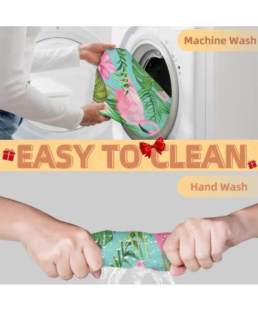 Shop Beard Bib Apron - Non-Stick Waterproof Hair Catcher for Men | Flamingo Flowers Leaf Design | Perfect for Shaving & Grooming - Buy Online on GoSupps.com