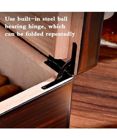 Humidors Moisturizing Original Wood Grain Cedar Wood Cigar Box with Hygrometer Large Capacity Cigar Storage Box 25.8*21.8*10.6cm - Buy Online on GoSupps.com