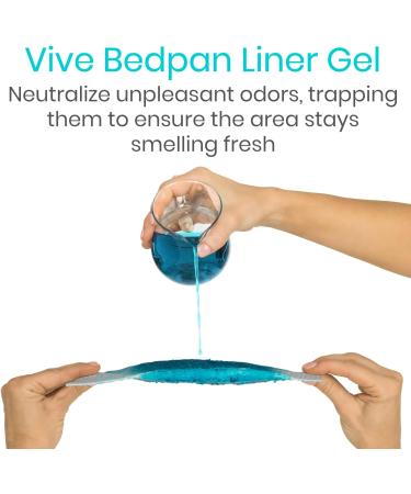 Vive Bedside Commode Liners (24 Pack) with Absorbent Pads - For Elderly, Women, and Bedridden Patients - Disposable and Odor-Neutralizing - Buy Online on GoSupps.com