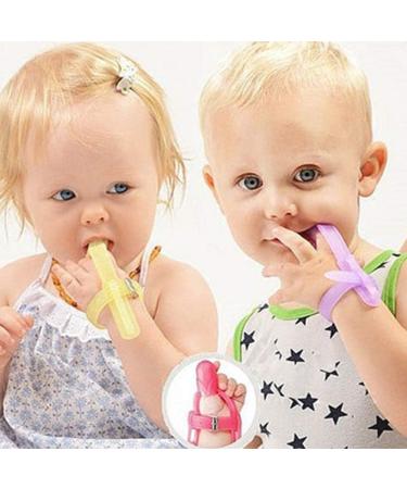 Deanyi Non-Toxic Silicone Finger Protection Kit for Kids | Baby Wrist Tape Treatment | Stop Thumb Sucking | Random Colors - Buy Online on GoSupps.com