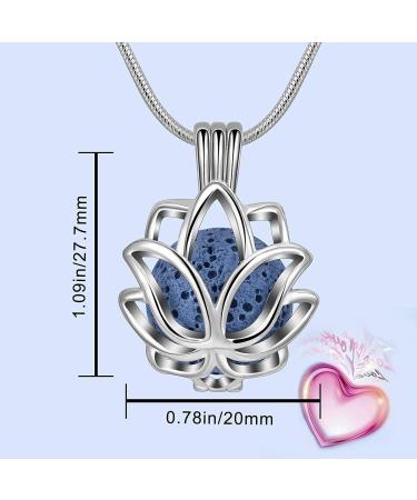 Infuseu Aromatherapy Necklace - Unique Vegan Essential Oil Jewelry for Women | 'I Miss You All the Time' Four-Pointed Star Gift - Buy Online on GoSupps.com