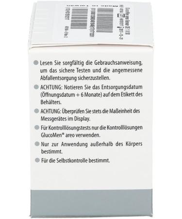 Glucomen Areo Sensor Test Strips - 50 pcs | Accurate Diabetes Monitoring | Buy Online with International Shipping - Buy Online on GoSupps.com