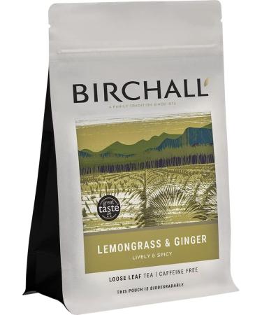Birchall Tea Lemongrass & Ginger Tea Caffeine Free Herbal Tea Bursting with Full Flavour Prefect Loose Leaf Tea Gift Set 125g Loose Leaf Tea - Buy Online on GoSupps.com