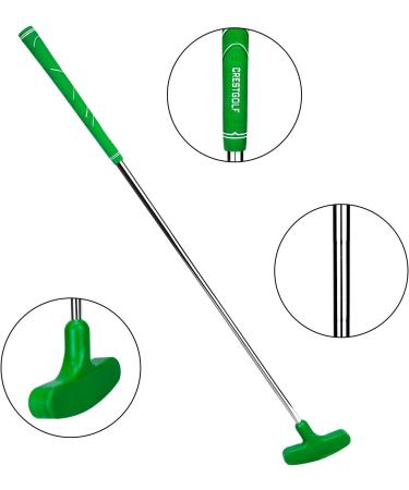 Crestgolf Two-Way Rubber Golf Putter 33 inch - Ideal for Kids & Adults, Green - Buy Online on GoSupps.com