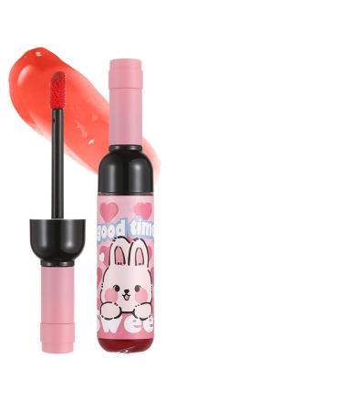 Wine Lip Stain Wine LipstickLip Color Wine Liquid Lip Gloss Matte Finish Waterproof Beauty Makeup for Dating Family Gathering 02 B