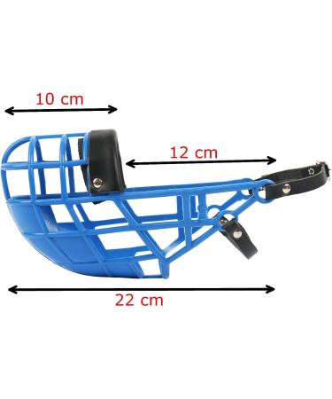 Don Pare Muzzle Model 101 in Blue | Ideal for Freewheel Kennels & Dog Racing | Amathings - Buy Online on GoSupps.com