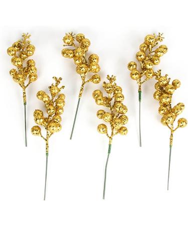 Buy Sorrowso 12pcs Artificial Christmas Branches & Stems | New Year & Spring Festival Home Decoration | Blue Craft Picks - Buy Online on GoSupps.com