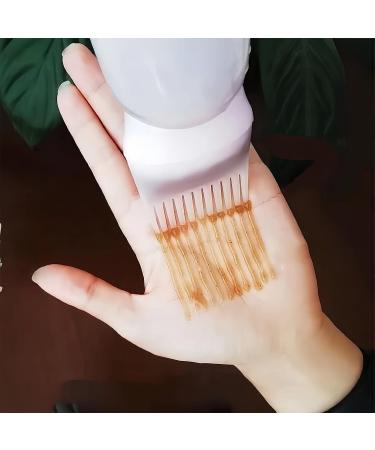 2 Pcs Hair Dye Brush Bottles - Root Comb Applicator for Color & Scalp Treatment - Buy Online on GoSupps.com