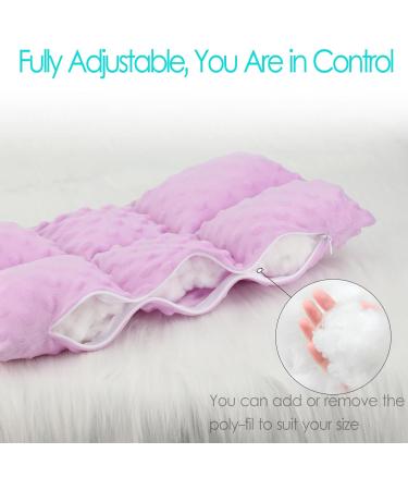 Cozy Stoma Security Belt Cushion | Stoma Safety Belt & Protection | Ileostomy & Urostomy Accessories | Minky Dot Lavender for Peritoneal Dialysis - Buy Online on GoSupps.com
