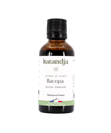 Extrait de plante Bacopa Bio (Bacopa monnieri) | Concentration & S r nit | Phytoth rapie | 50 ml | Fabriqu en France Bacopa 50 ml (Lot de 1)