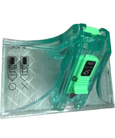 Cutter 45 & 90 Degree Bevel Mat Board Cutter  with 3pcs Free Replacement Blade (Green) - Buy Online on GoSupps.com