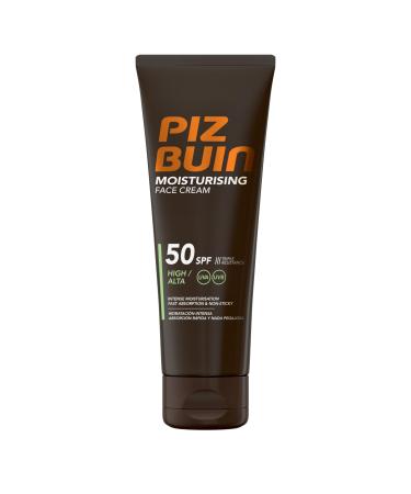 PIZ BUIN Moisturising Face Cream SPF50 intense moisturisation advanced UVA/UVB protection instant & effective protection