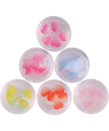 Housoutil 3 Sets Phone Stickers DIY Nail Art Accessories Nails Stud Ceramic Nail Slices Resin Stickers Fruit Stickers Nail Sticker Stickers for Phones 3D Earth Tones Button 4X4X2cmx3pcs As Shown Ax3pcs - Buy Online on GoSupps.com