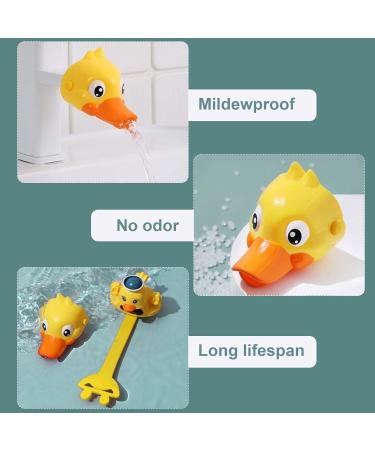 Children's Tap Extender - Yellow Duck Faucet Extension for Kids - Cartoon Water Accessory Set - Buy Online on GoSupps.com