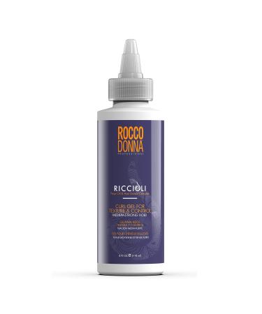 Rocco Donna Curl and Wave Gel for Texture and Control | for Curly and Wavy Hair | Enhances Waves | Eliminates Frizz | 4 oz