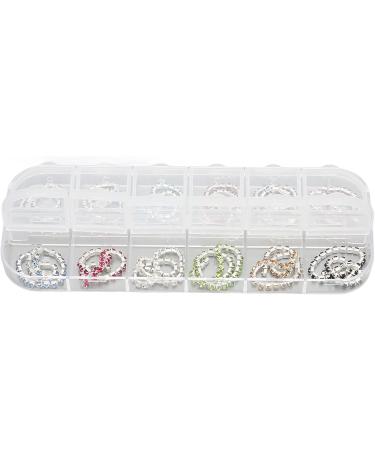 2 Boxes Nail Art Rhinestones Chains Multifunction 12 Colors Metal Bling Decal DIY Fingernails Charms for Acrylic Nails Nail Art Decoration Nail Art Accessories for Nail Salon Home - Buy Online on GoSupps.com