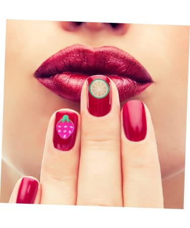 FRCOLOR 4800 Pcs 12 Fruit Sliced nail Art Accessories 3d Nail Charms Nail Diy Slices Nail Art Fruit Flatback Buttons Decor Nail Manicure Fruit Slices Nail Decals Flowers - Buy Online on GoSupps.com