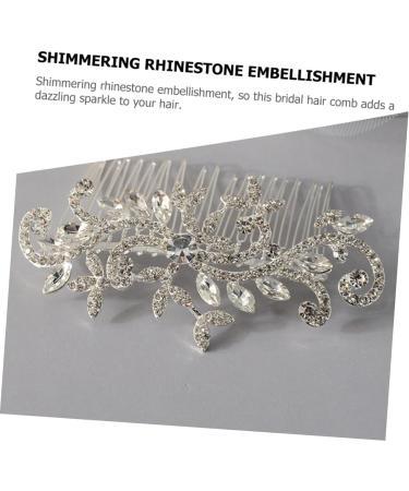 minkissy Wedding Hair Accessories Prom Hair Accessories Hair Combs for Women Accessories Bridal Hair Accessories Wedding Hair Comb Hair Side Comb Decor Zinc Alloy Bride Rhinestone Hair - Buy Online on GoSupps.com