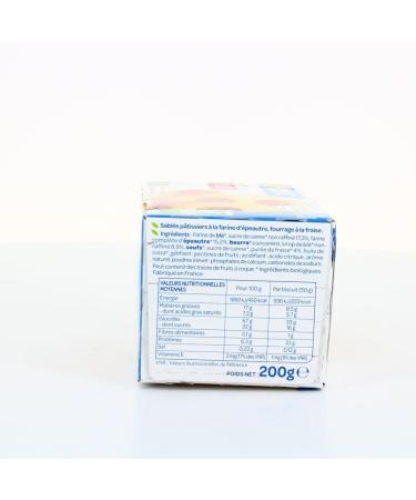  G n rique BJORG - Bjorg Organic Strawberry Glasses 200g - 200g - Pack of 3 - Sold as a Pack - Buy Online on GoSupps.com