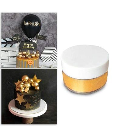 WSRRDRECVHi 1 Cake Decoration Edible Gloss Powder Color/Decoration M8R1 Gold Food Silver 5g