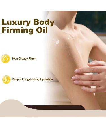 Luxury Body Firming Oil Anti-Cellulite After-Shower Massage Oil Natural Botanical for Tightening & Lifting Crepey Abdomen/Belly/Thighs/Butt Moisturize/Fade Signs of Wrinkles/Marks|100ML/3.38Fl.Oz - Buy Online on GoSupps.com
