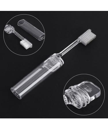 Foldable Toothbrush with Soft Bristles - Portable & Multifunctional 2-Piece Set for Home Bedroom & Travel - Buy Online on GoSupps.com