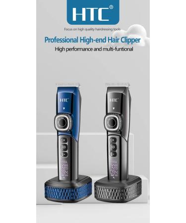 Cordless Hair Clipper Set Rechargeable Electric Hair Trimmer Waterproof Grooming Kit with LED Display Titanium Ceramic Blade Hair and Beard Trimmer 2-in-1 for Men Kids and Professional Barbers - Buy Online on GoSupps.com