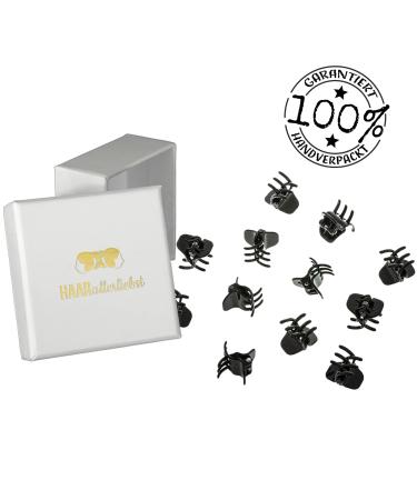 Buy HAARallerliebst Black Hair Clips (12 Pieces 2 cm) with Storage Box - Perfect for Organizing International Shipping Available - Buy Online on GoSupps.com