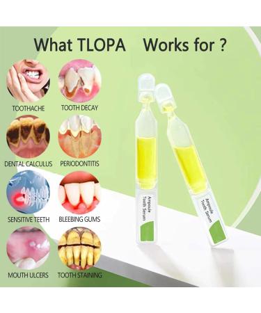 Shop Tlopa Ampoule Toothpaste & Serum | Ambullal Essence Toothpaste | 3V Fruit Acid Tooth Whitening - 50 Pieces to Remove Tartar & Bad Breath - Buy Online on GoSupps.com