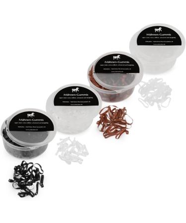 Animalon Mane Gum for Horses | Tear-Resistant Silicone Mane Accessories | 300 Pieces | Ideal for Horse Hairstyles and Grooming - Buy Online on GoSupps.com